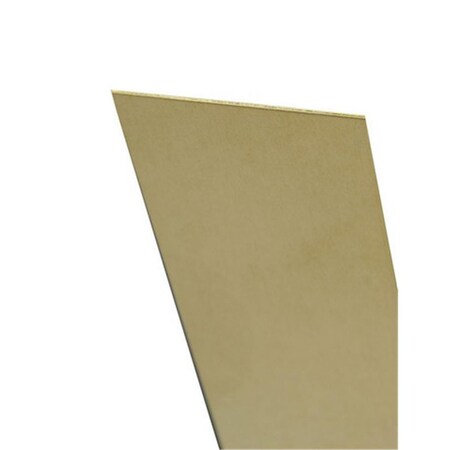 Homecare Products K and amp; S 16402 0.10 x 6 12 in. Solid Brass Sheet HO32539